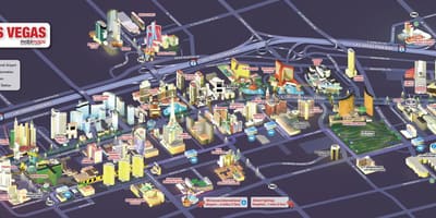 ਨਕਸ਼ਾ ਦੇ ਲਾਸ ਵੇਗਾਸ strip casinos